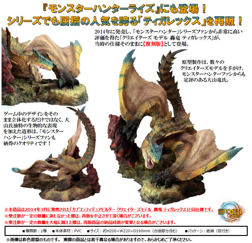 Capcom Figure Builder Creators Model Monster Hunter Tiga Rex Reprint Edition (2).jpg