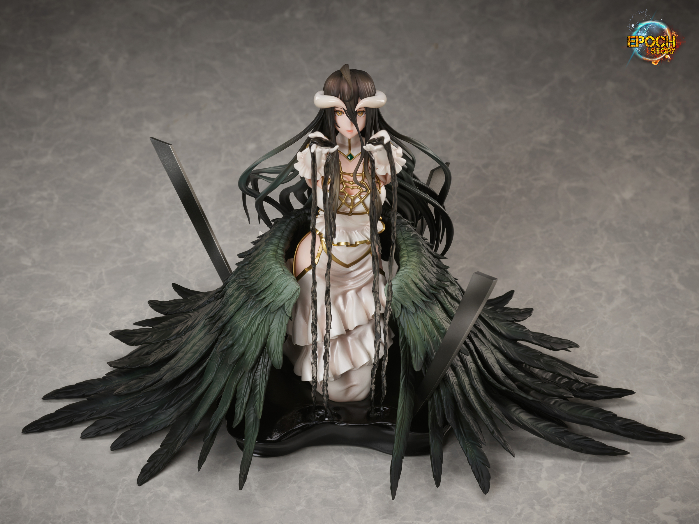 Overlord Albedo White Dress Ver. 17 Scale Figure (3)
