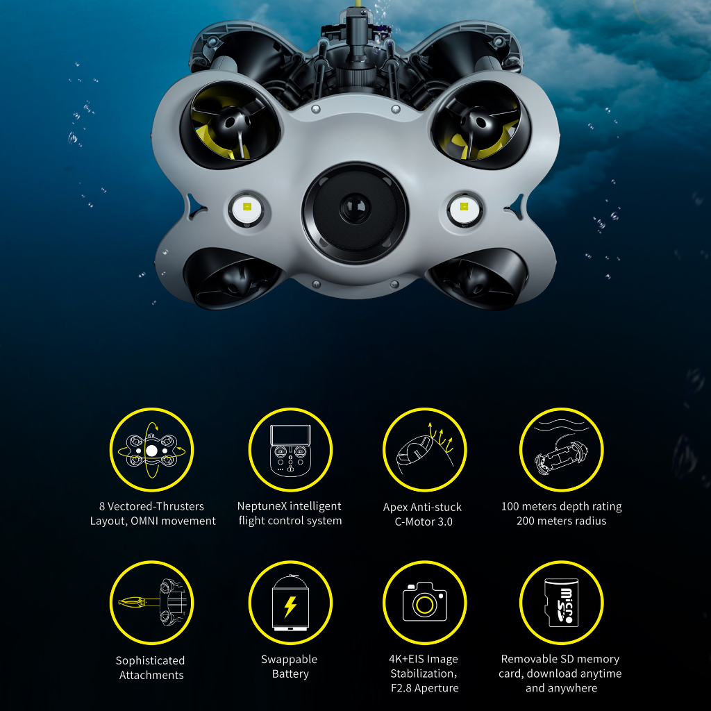 CHASING M2 S Underwater ROV Remote Control Underwater Drone With
