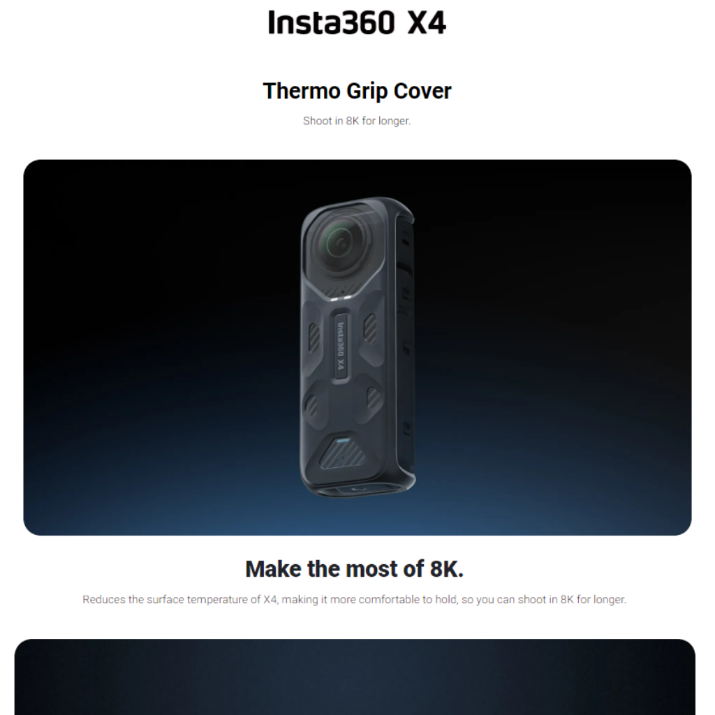 Insta360 X4 Thermo Grip Cover – Drones Kaki | DJI Enterprise Authorized ...