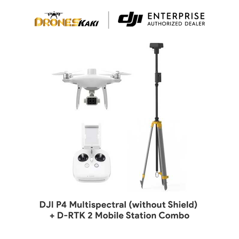 DJI ENTERPRISE P4 Multispectral without Shield + D-RTK 2 Mobile 