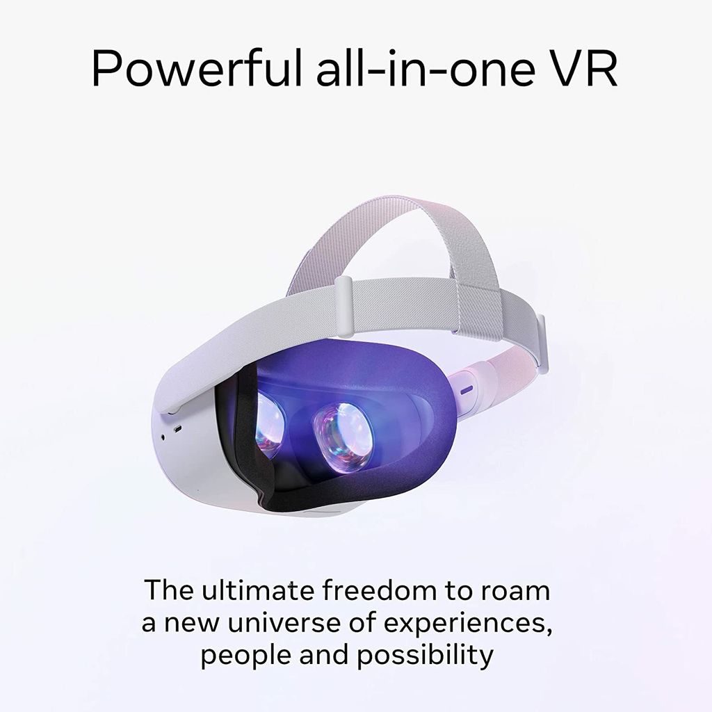 Meta Oculus Quest 2 Advanced AllInOne Virtual Reality Headset (128GB