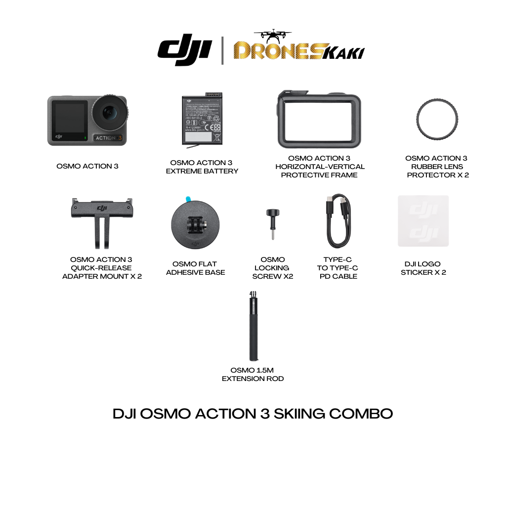 DJI Osmo Action 3 Camera Standard Combo
