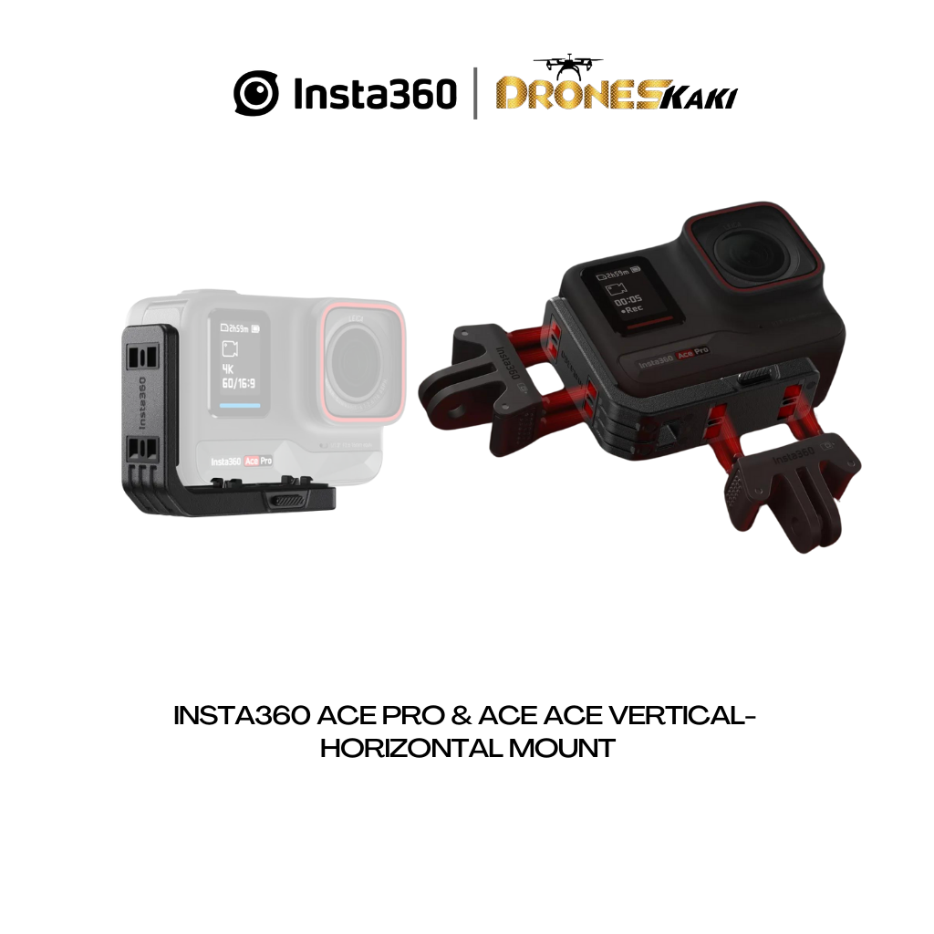 INSTA360 Ace Pro Vertical-Horizontal Mount - Foto Erhardt