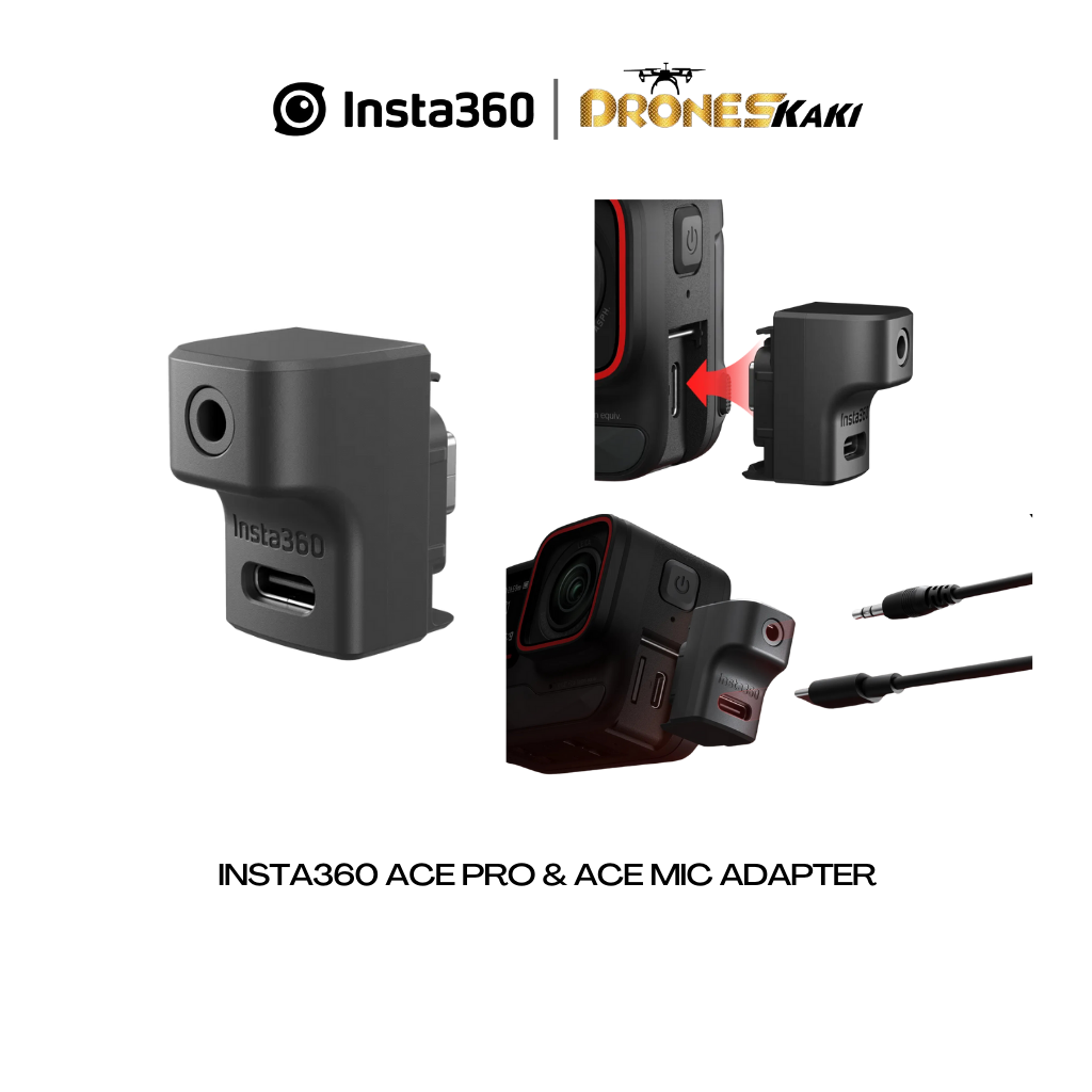 INSTA360 Ace Pro Mic Adapter - Foto Erhardt