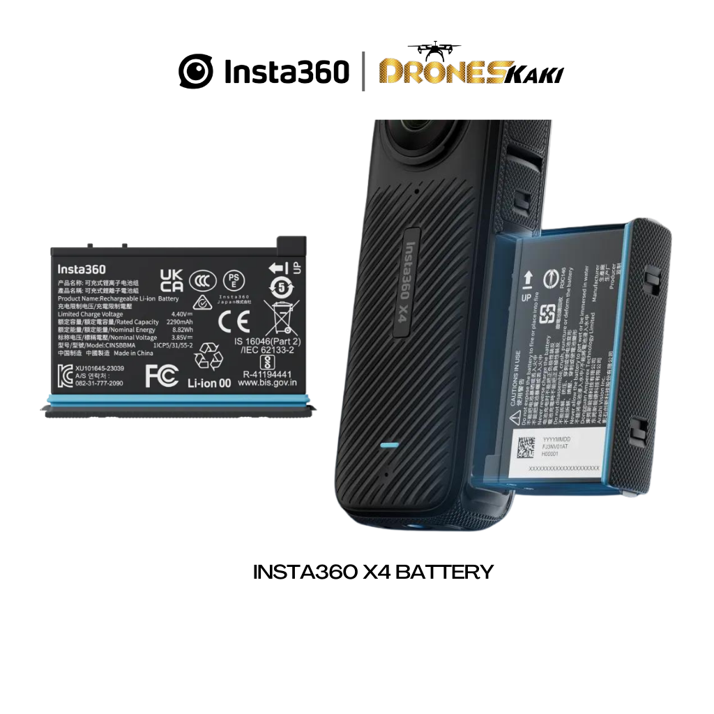 Insta360 X4 Battery – Drones Kaki | DJI Enterprise Authorized Store