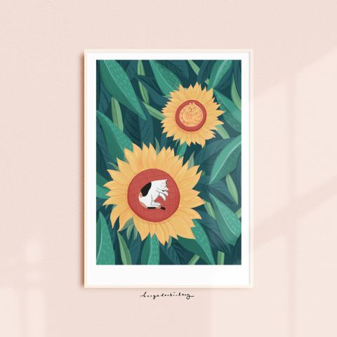 artprint sunflower cat.jpg