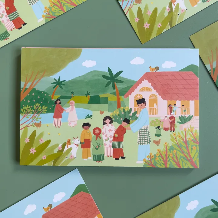 Poskad Raya - Salam-Salaman