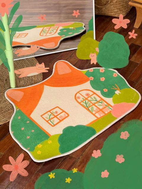Mini Kitty Carpet!  Cat House