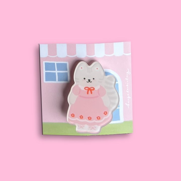 Ubi Cat Acrylic Pin
