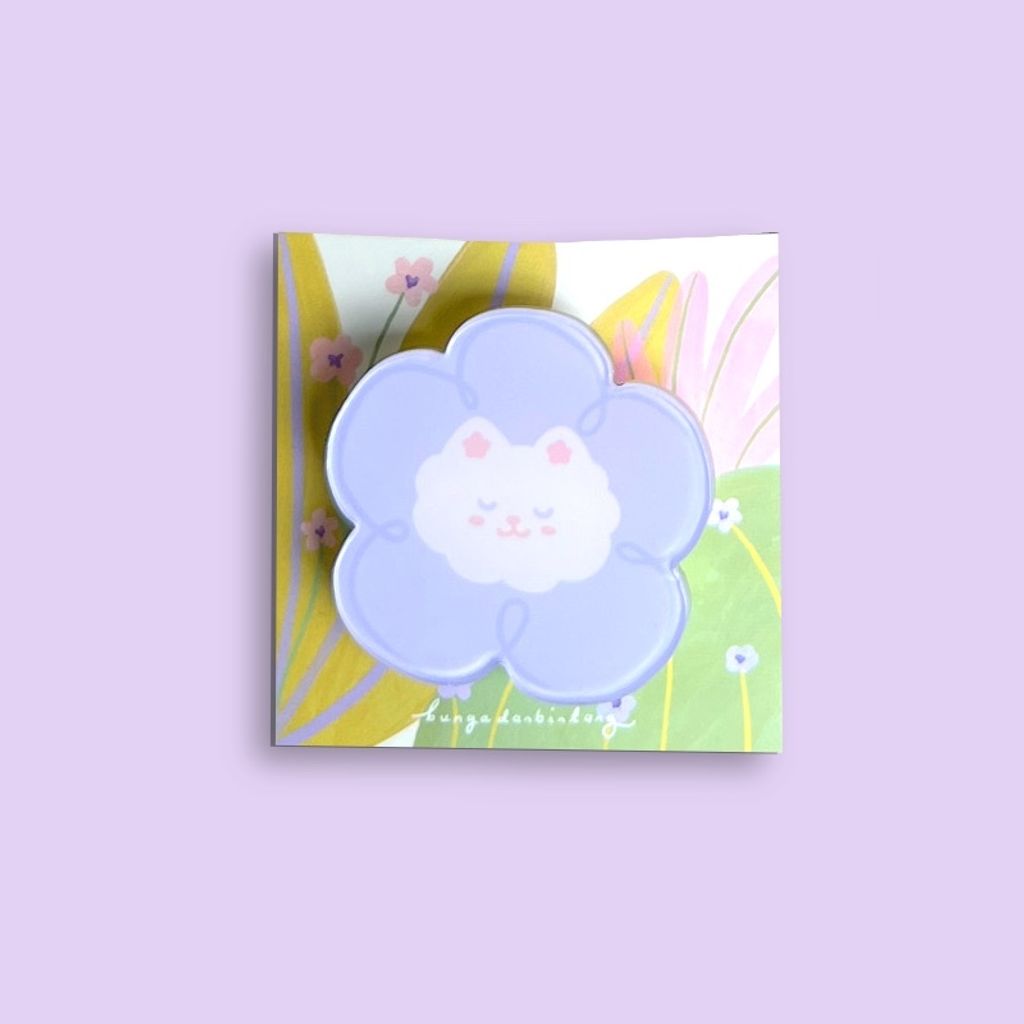 Candy Purple Cat Acrylic Pin
