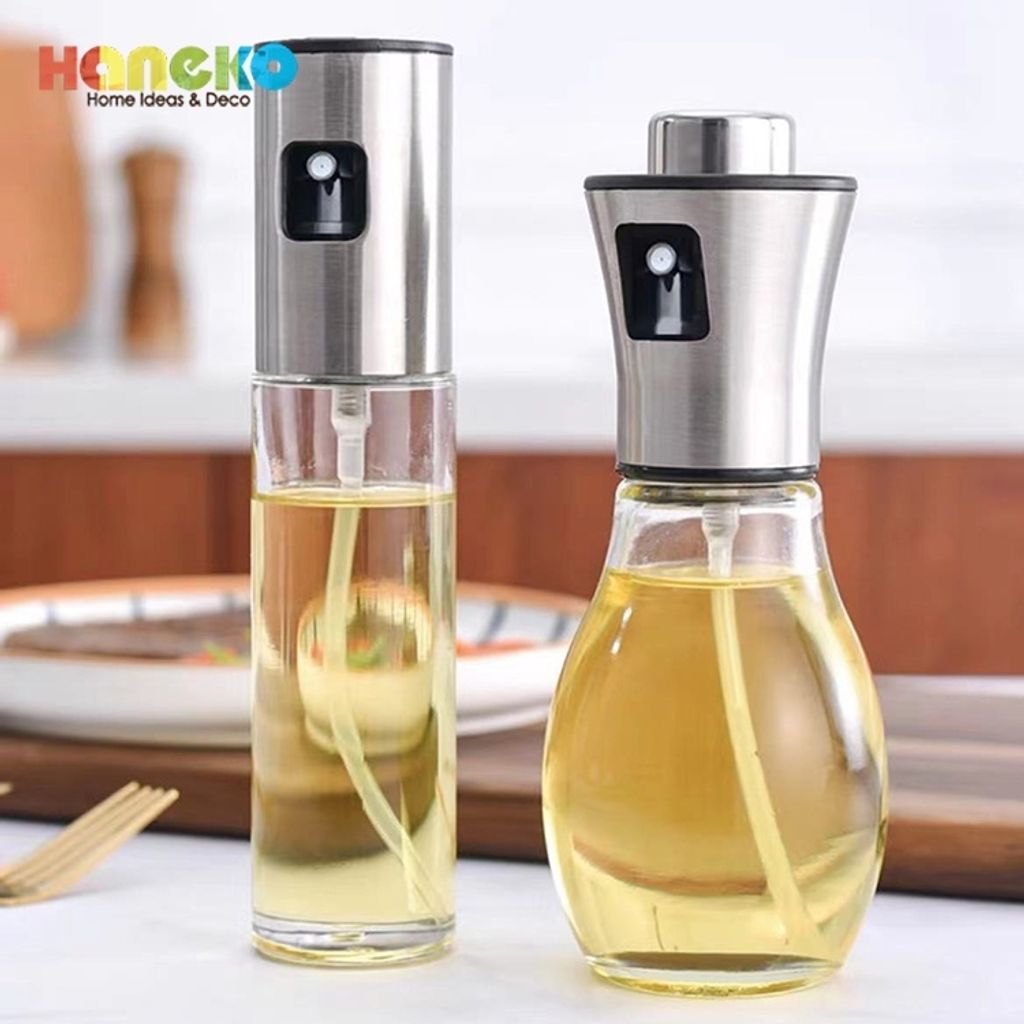 Stainless Steel Oil Spray for Air Fryer Cooking Oil Dispenser Haneko