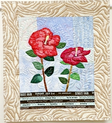 扶桑花壁飾(8小時） – 拼布花園