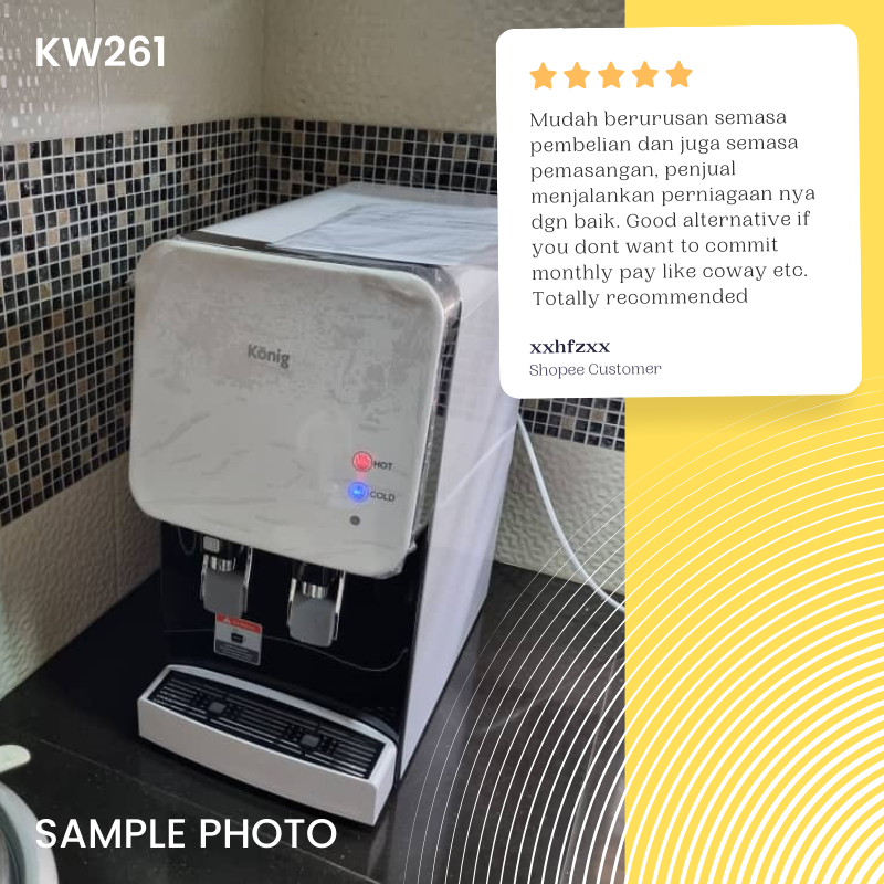 KONIGWAY Water Dispenser Hot and Cold Water Filter Penapis Air Panas Sejuk 飲水機 Alkaline Water Dispencer KONIG KW1708 8