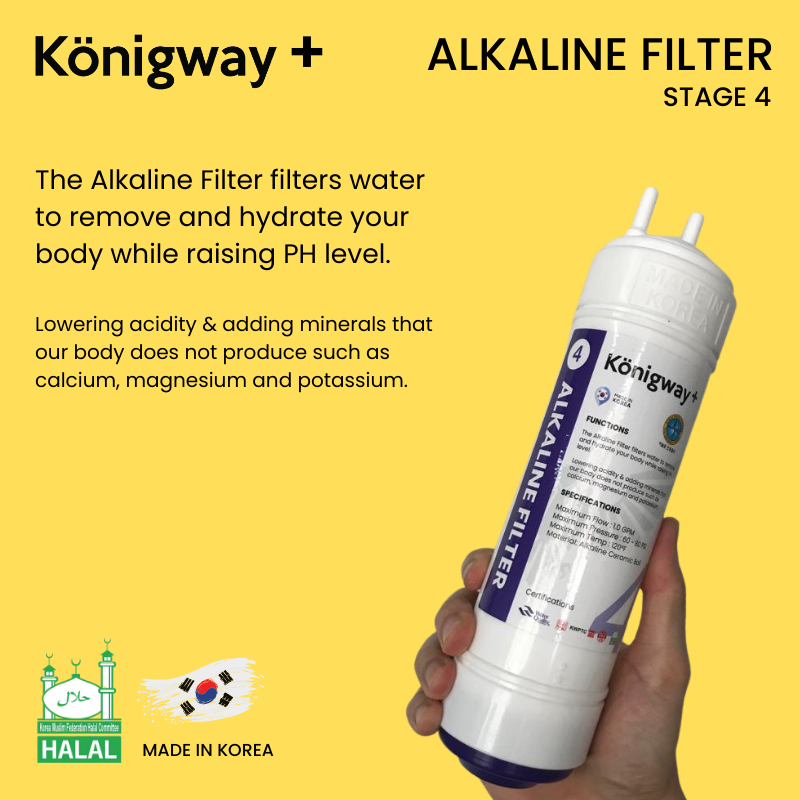 KONIGWAY Alkaline Water Filter Dispenser Indoor Filter Penapis Air Halal æ°´æœº é¥®æ°´æœº KW1000 Direct Home Drinking System Water Purifier 3