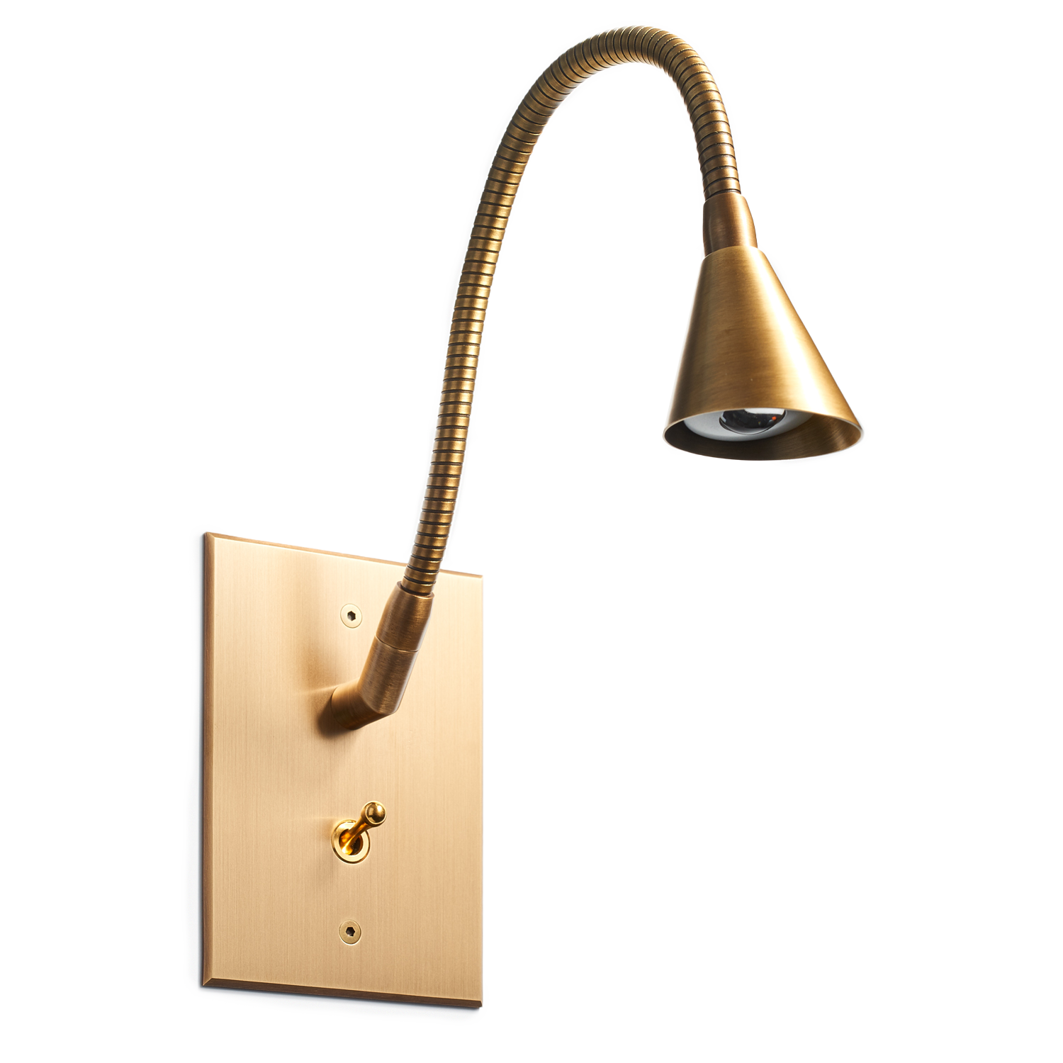 82-x-117-Tulipe-Reading-Lamp-Beveled-Cone-Bronze-Médaille-Clair-Vernis-Mat.png