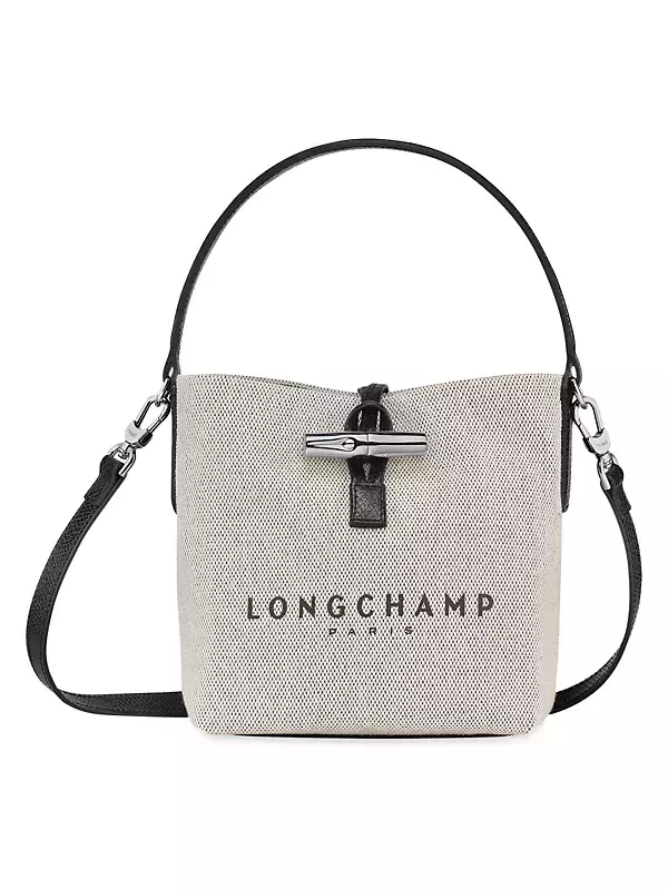 LONGCHAMP ROSEAU ECRU BUCKET BAG XS BAGSBYSHA