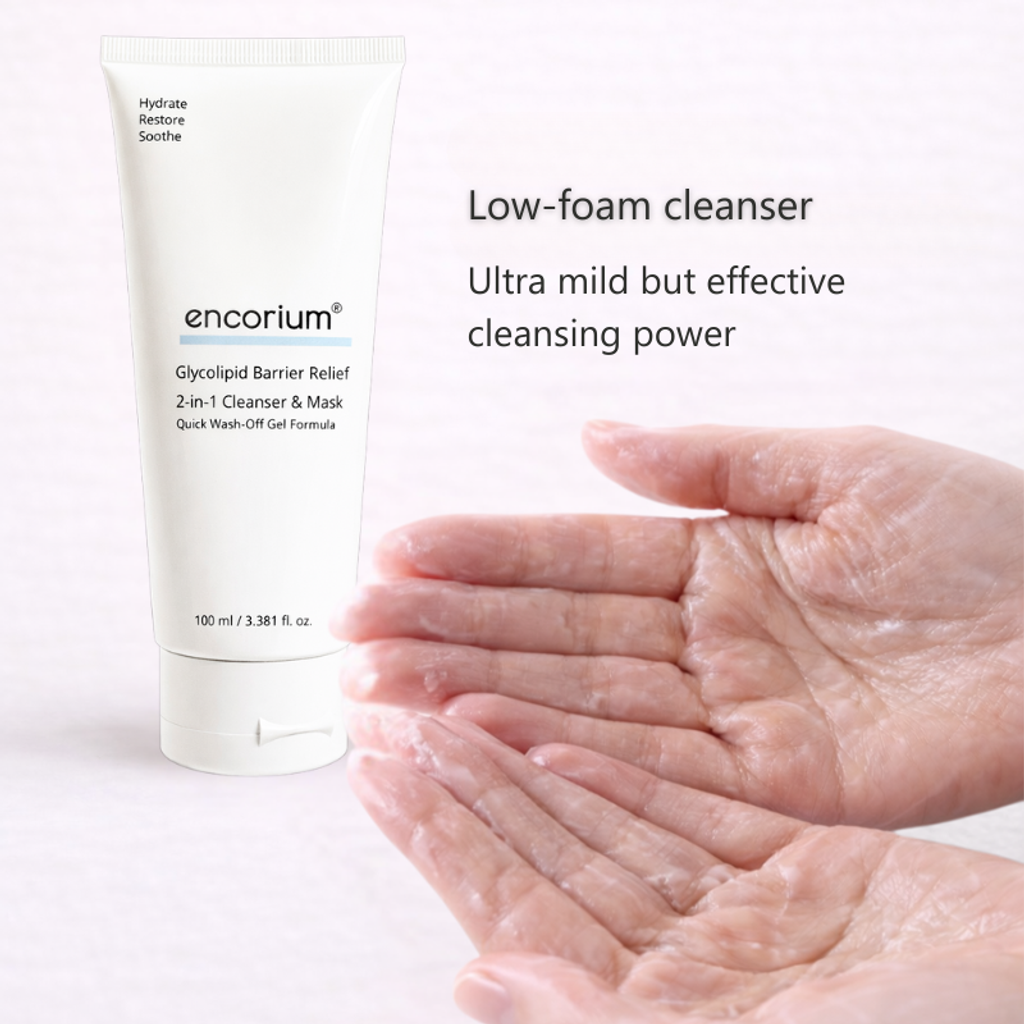 encorium Glycolipid Barrier Relief 2-in-1 Cleanser Mask 3