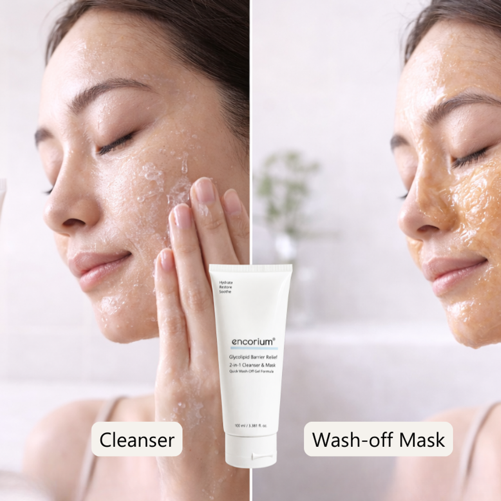 encorium Glycolipid Barrier Relief 2-in-1 Cleanser Mask 4
