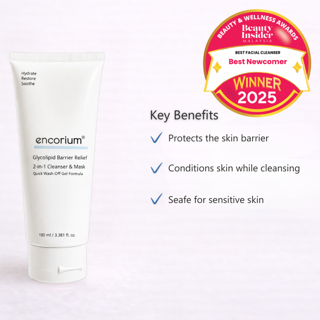 encorium Glycolipid Barrier Relief 2-in-1 Cleanser Mask 5