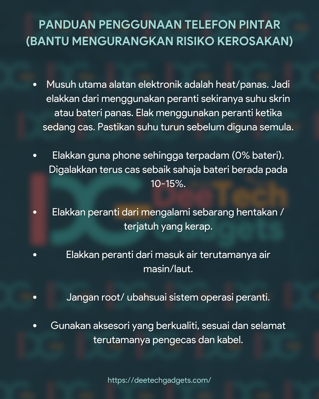 Tips Guna Telefon