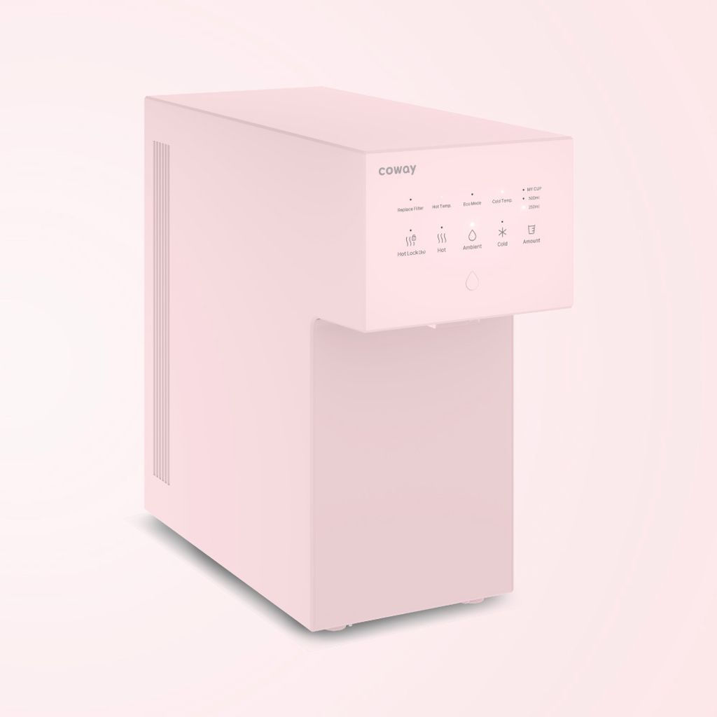 coway-neon-water-purifier-peach-pink-colour