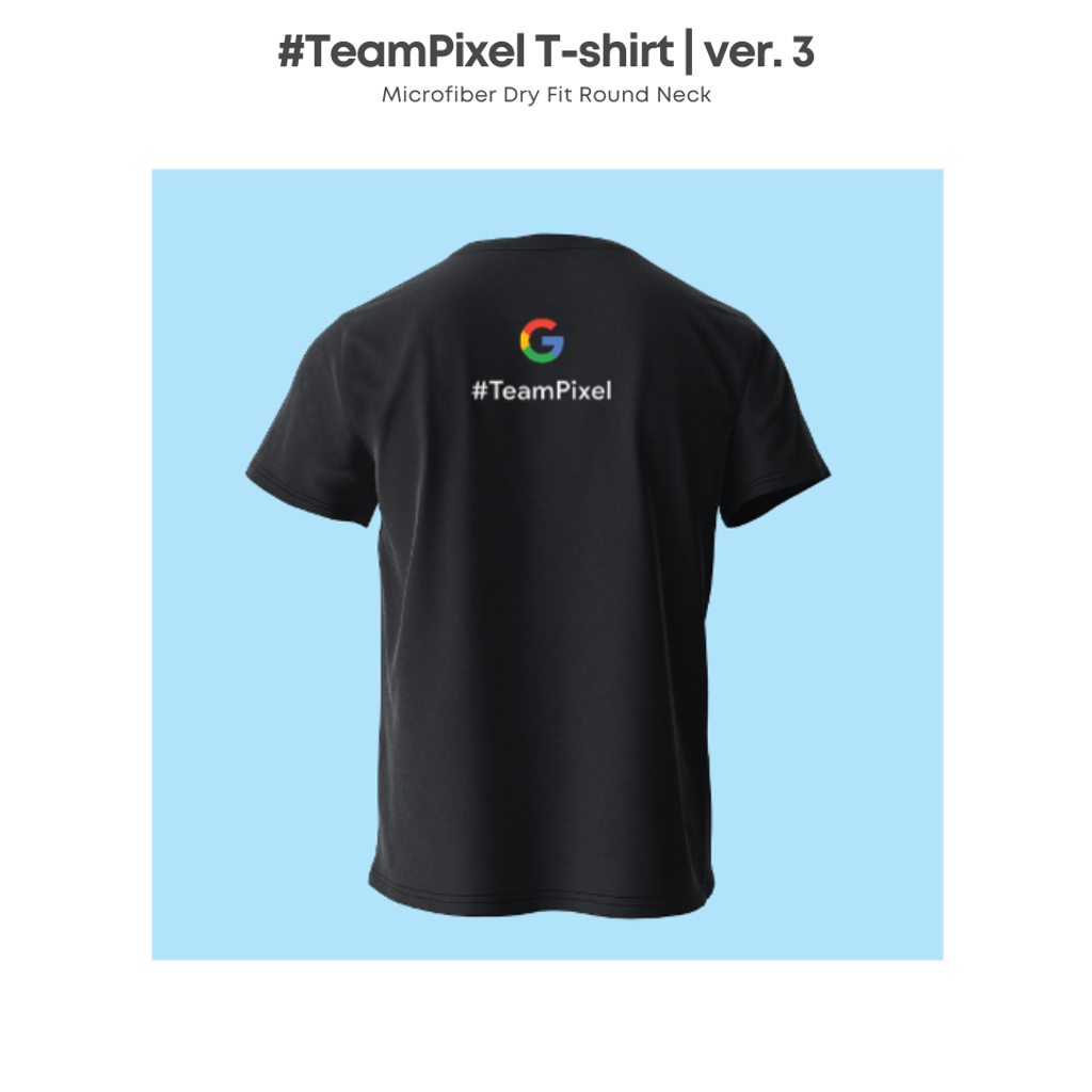 #TeamPixel Tshirt Black (1)