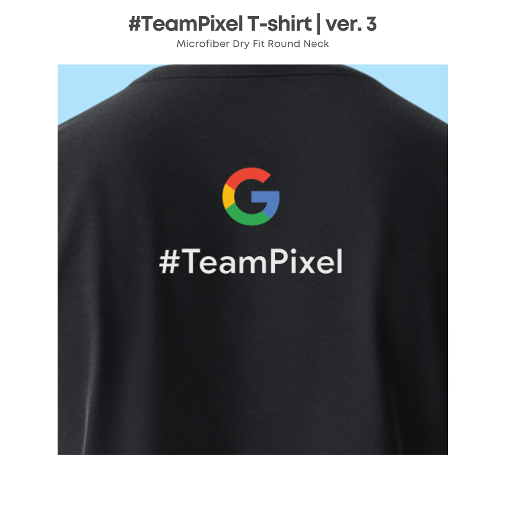 #TeamPixel Tshirt Black (3)