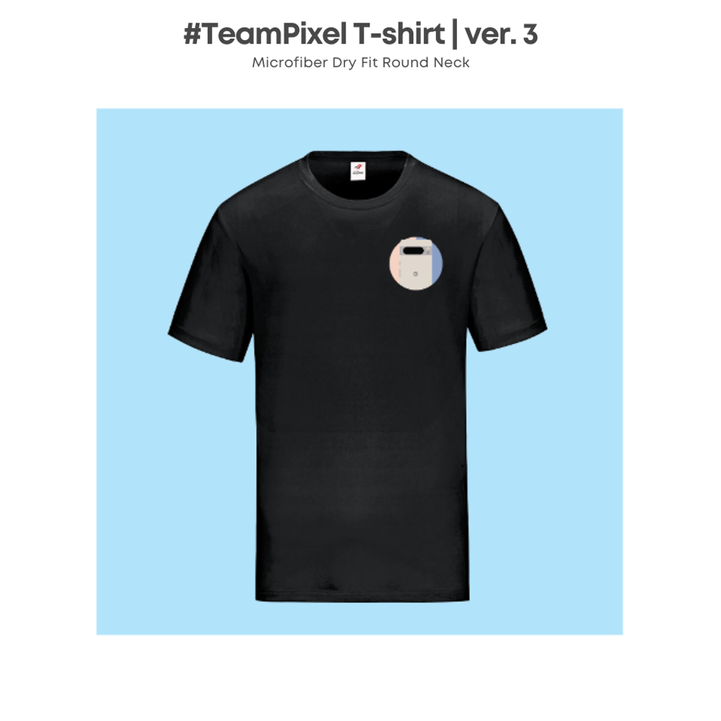 #TeamPixel Tshirt Black (4)