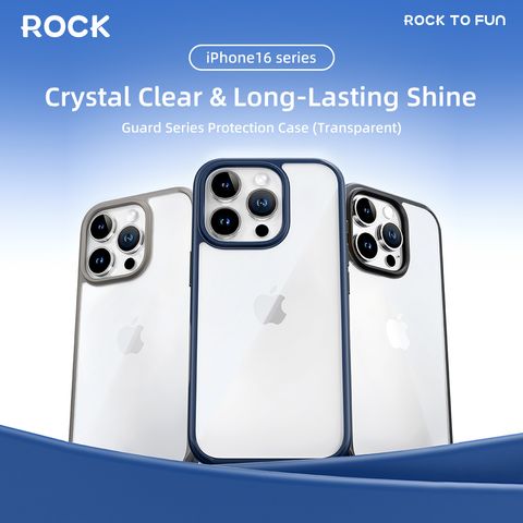 iPhone 16 ROCK Guard Transparent Protection Case (01)