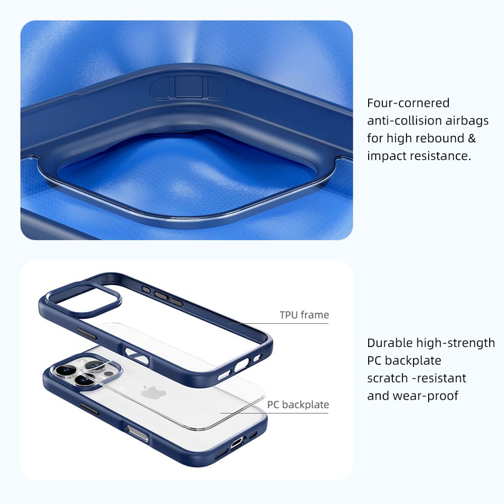 iPhone 16 ROCK Guard Transparent Protection Case (06)