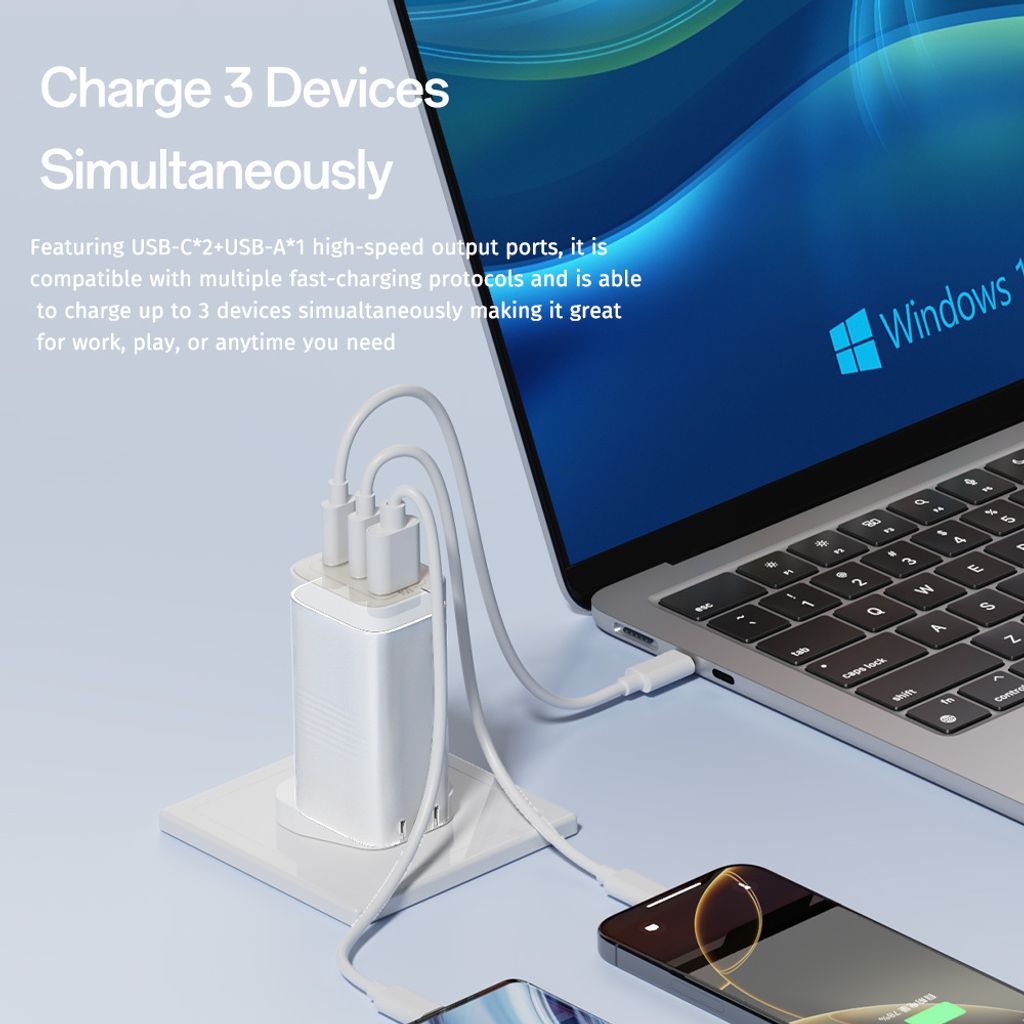 ROCK IceCube 65W GaN Wall Charger 02