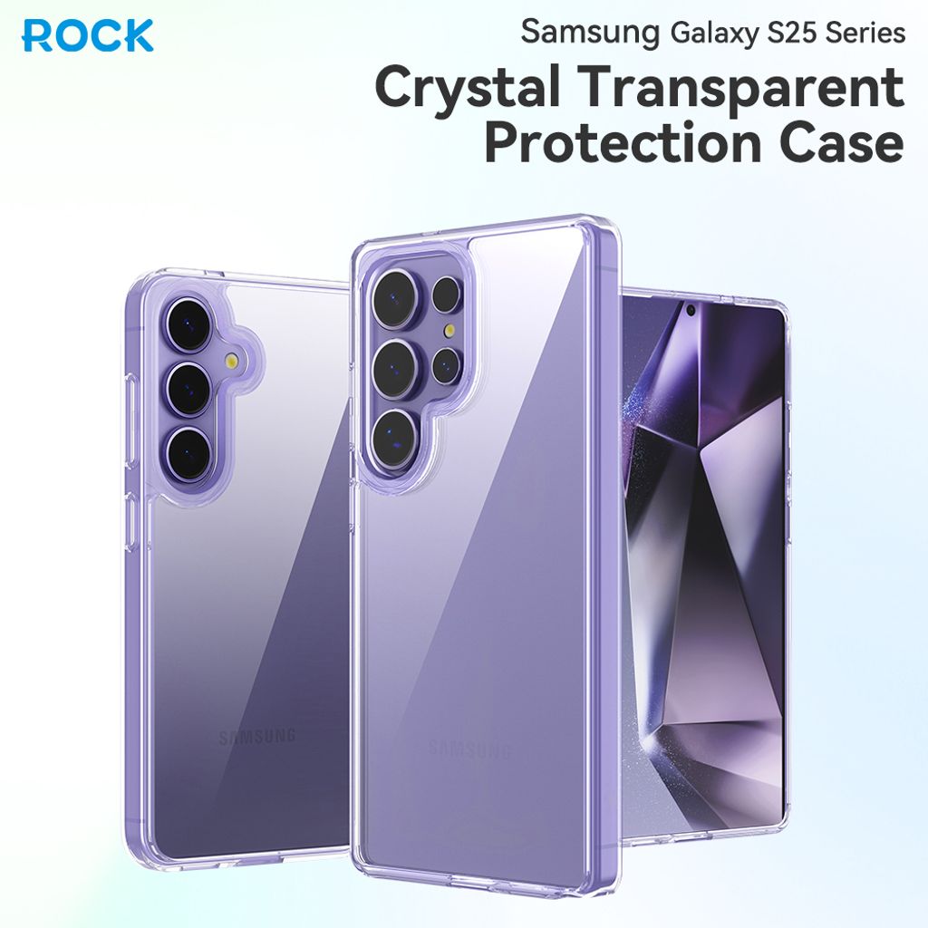 Samsung S25 Crystal Transparent Protection Case 1