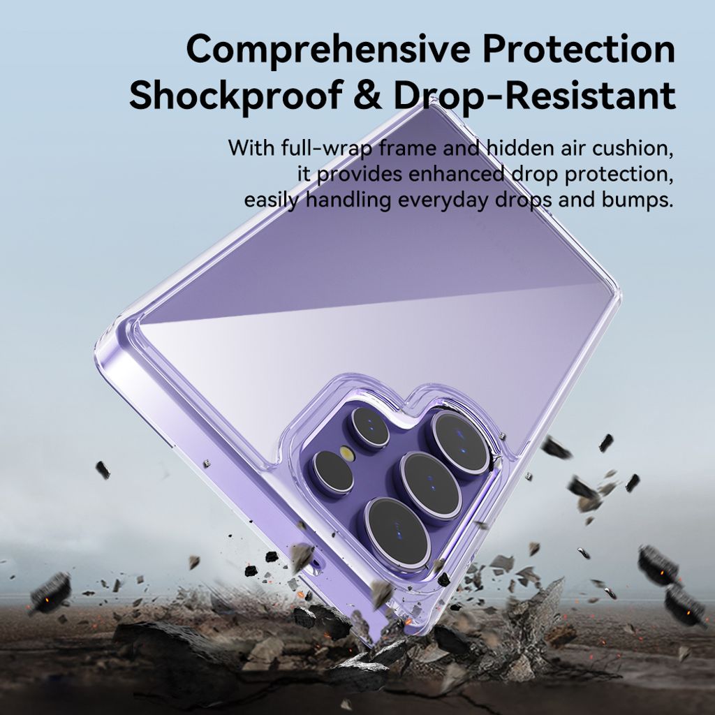 Samsung S25 Crystal Transparent Protection Case 2