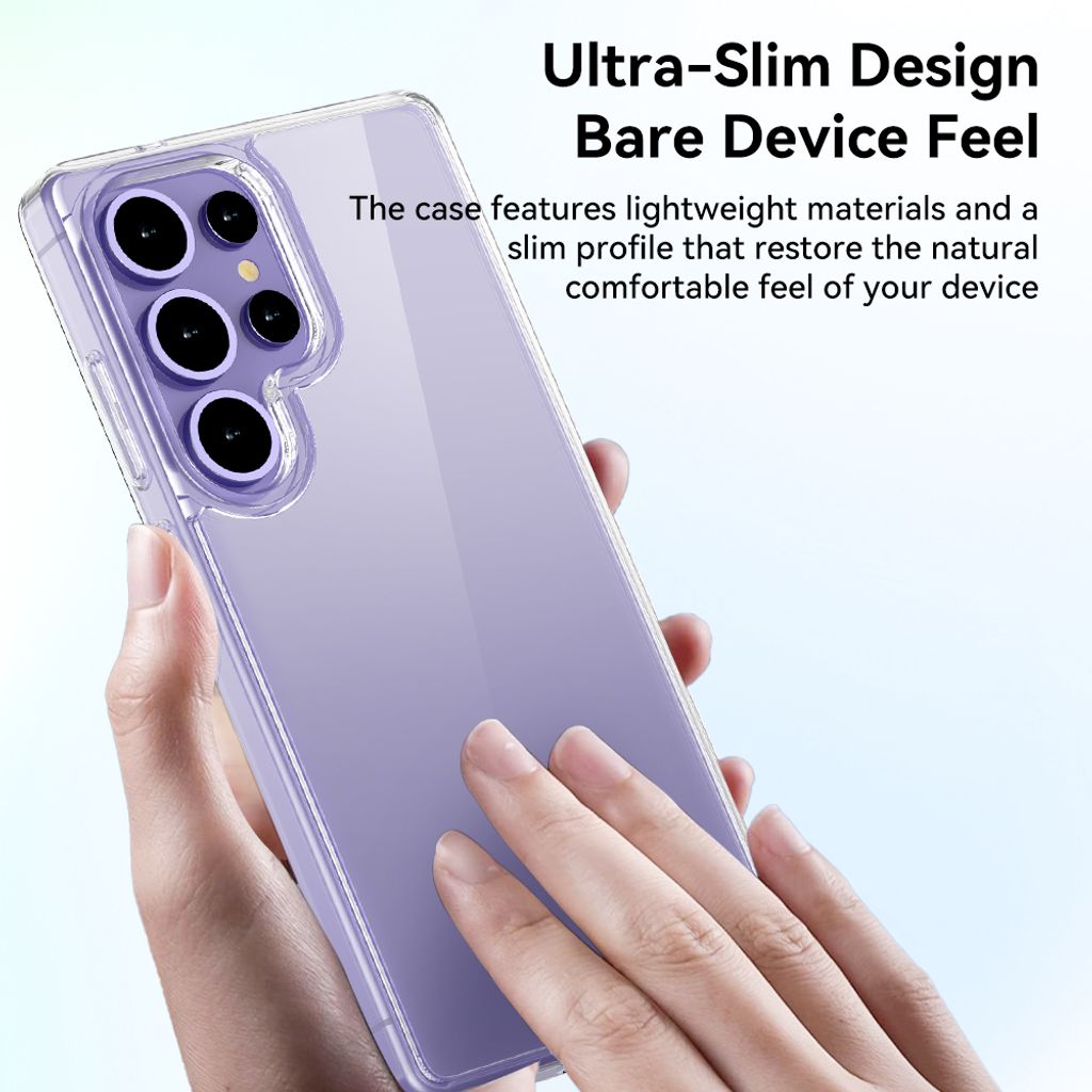 Samsung S25 Crystal Transparent Protection Case 3