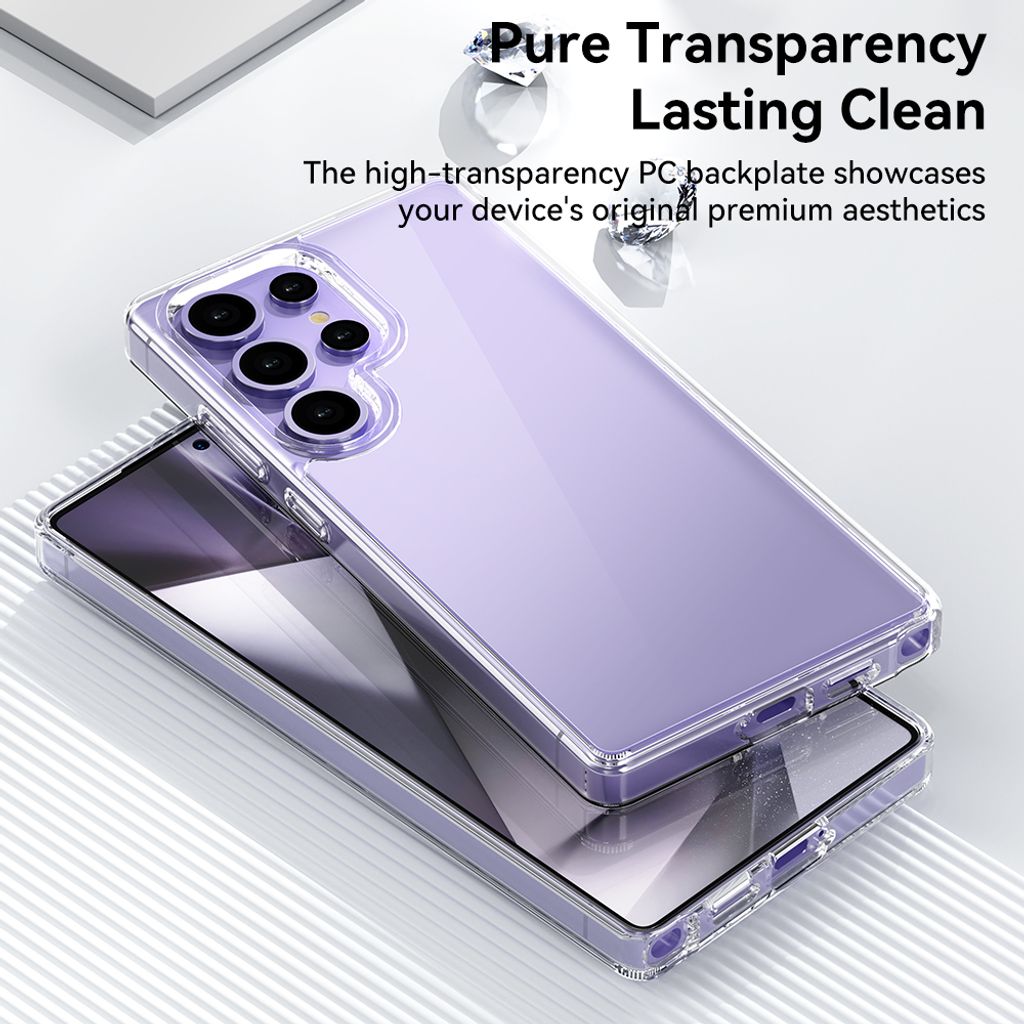 Samsung S25 Crystal Transparent Protection Case 5