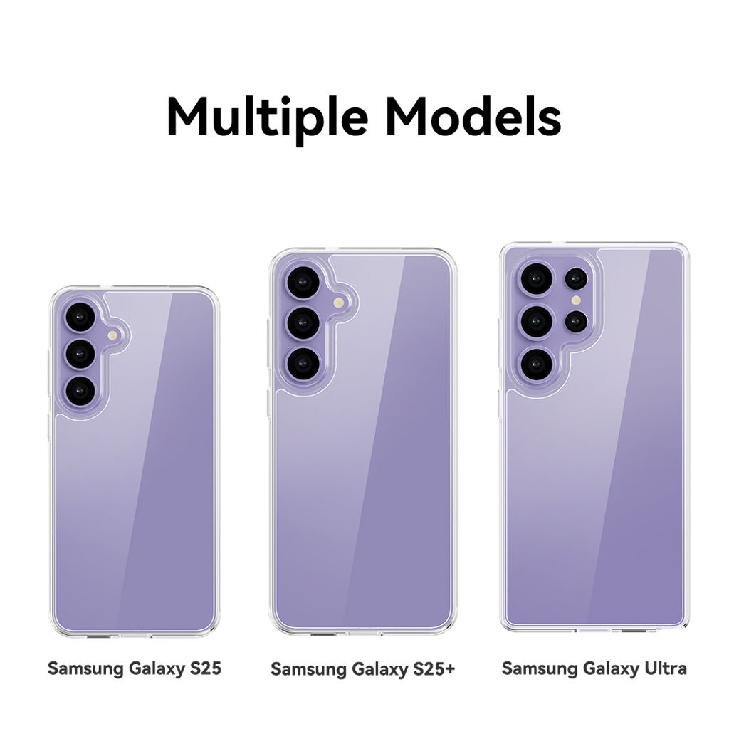 Samsung S25 Crystal Transparent Protection Case 6