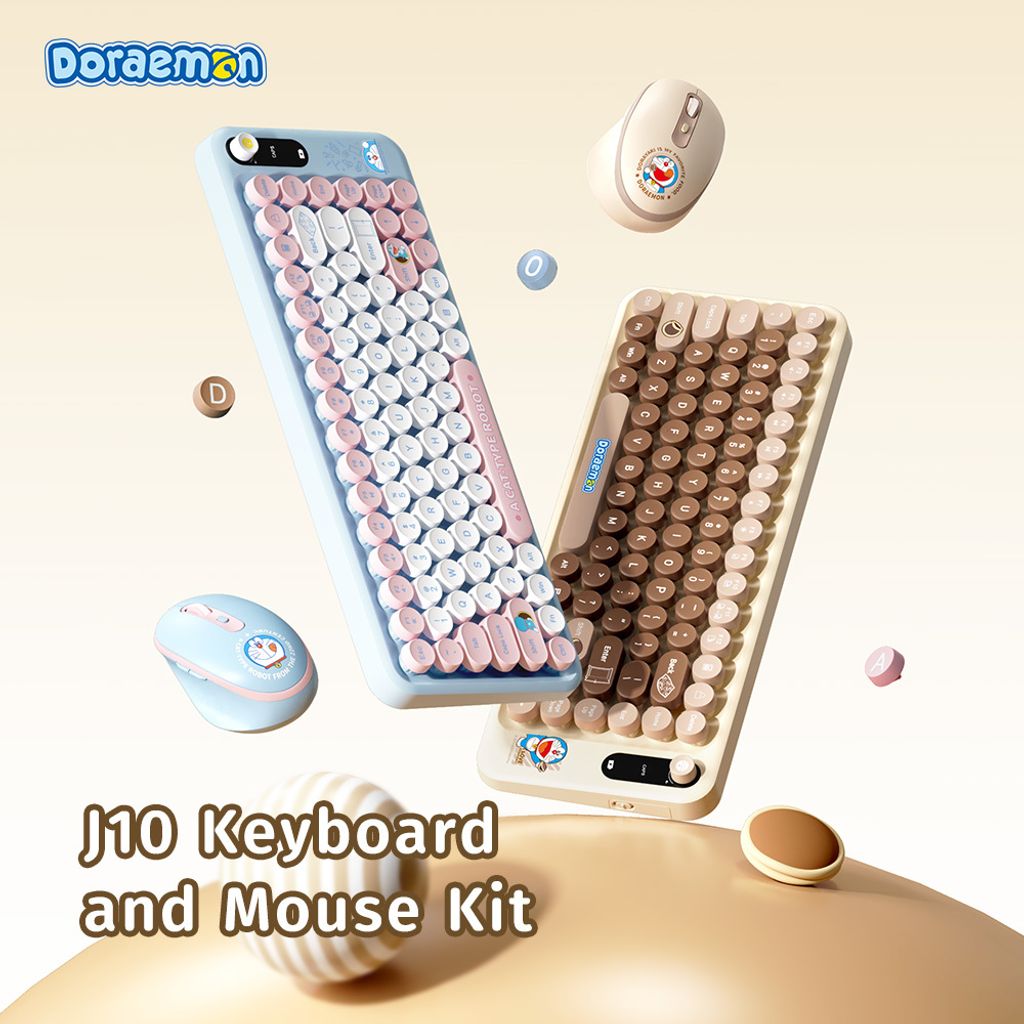 ROCK Doraemon J10 Keyboard and Mouse Kit 01