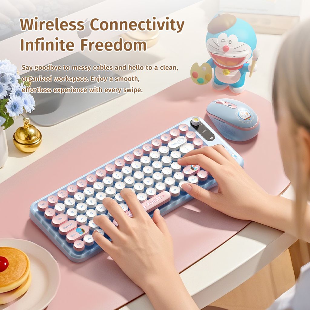 ROCK Doraemon J10 Keyboard and Mouse Kit 02