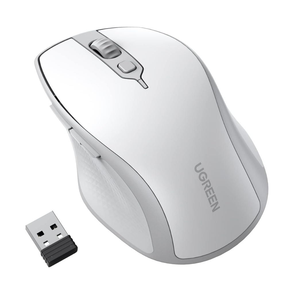 ugreen-ergonomic-wireless-bt-mouse-white-hero