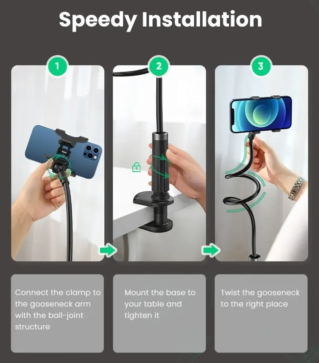 UGREEN-Multifunction-Phone-Clip-Stand-4.0-7.2-inch-90cm-Black-LP113-Ugreensl-6