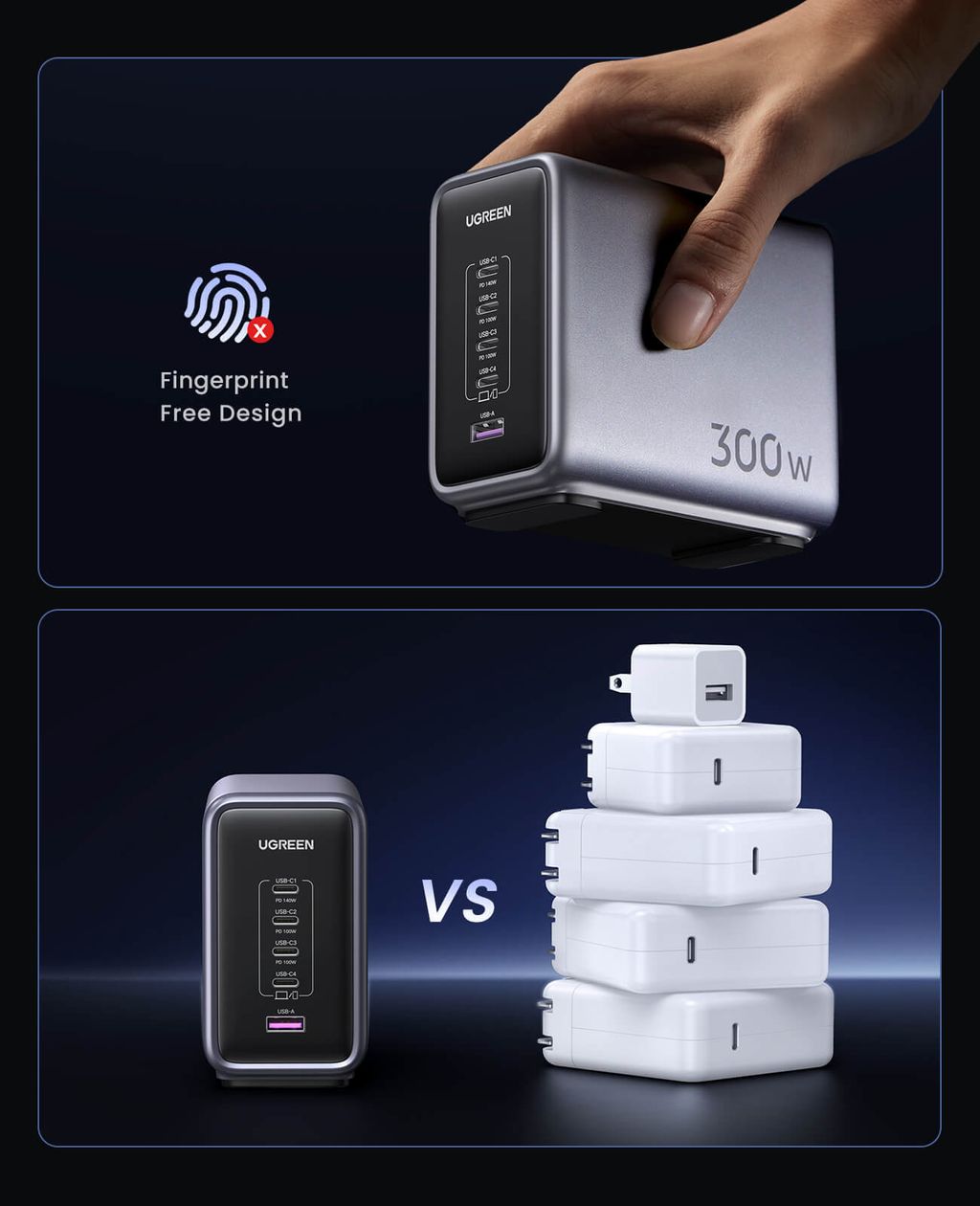ugreen-nexode-300w-gan-wall-usb-c-charger-5-ports-90904-860754