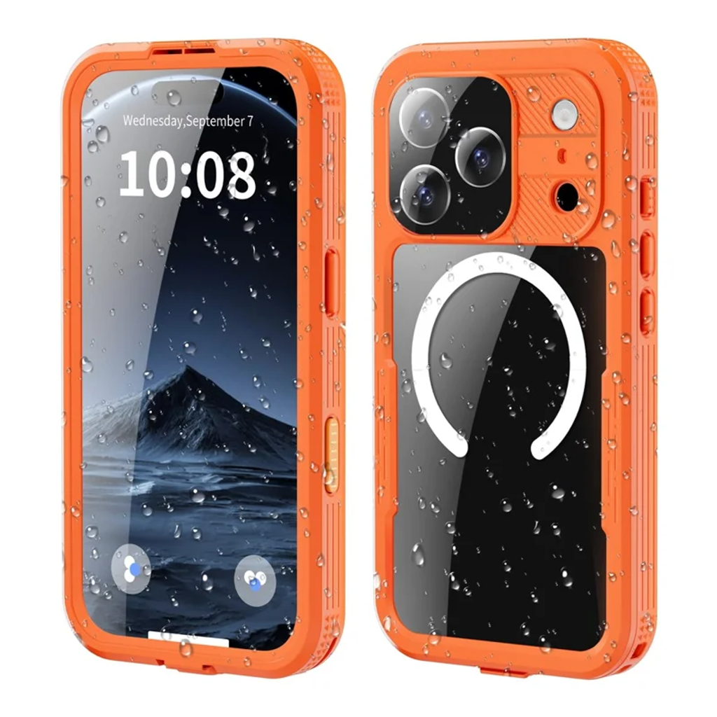 SHELLBOX For iPhone 17 Pro IP68 Waterproof - Orange