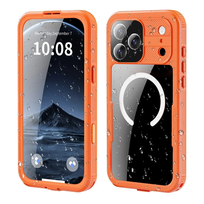 SHELLBOX For iPhone 17 Pro Max IP68 Waterproof - Orange