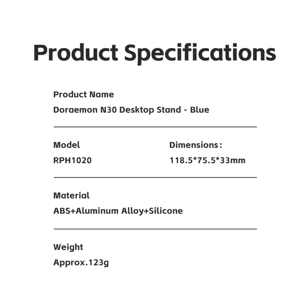 ROCK Doraemon N30 Desktop Stand (10)