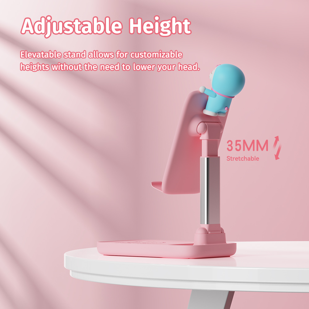 ROCK Doraemon N30 Desktop Stand (Pink) 04