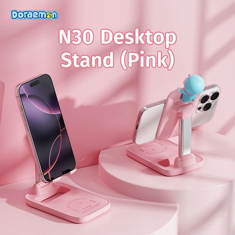 ROCK Doraemon N30 Desktop Stand (Pink) 01