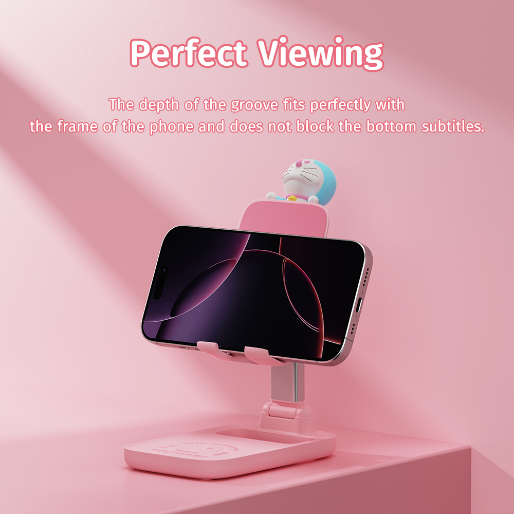 ROCK Doraemon N30 Desktop Stand (Pink) 06
