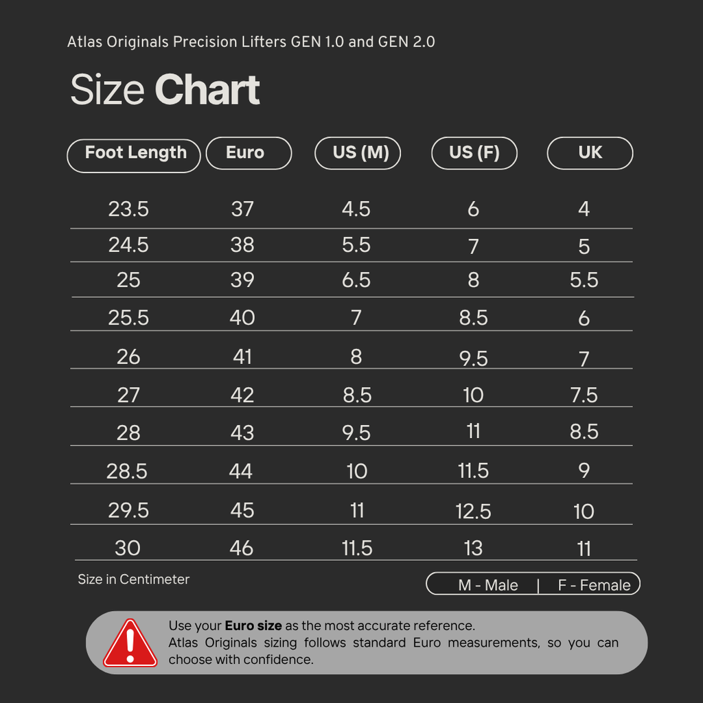 size chart 2026