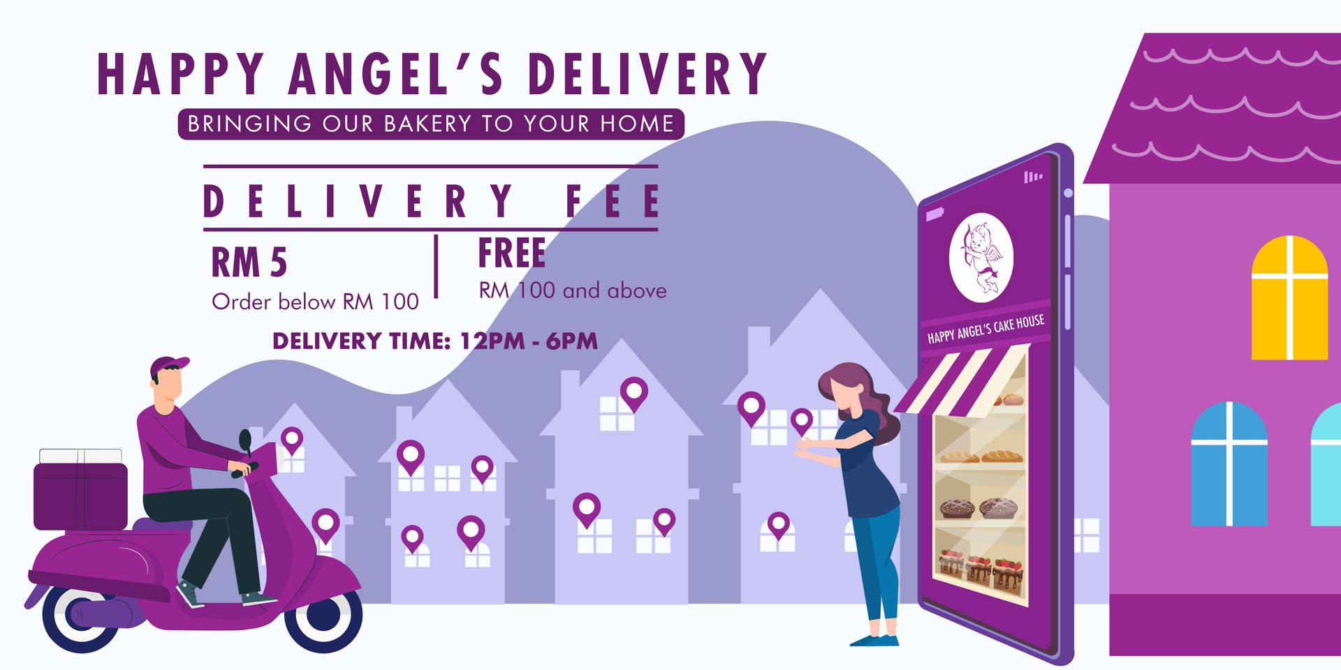 Happy Angel's Cake House | 